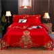 2022 New Cotton 100 Thread Count European High end Embroidery Series Four Piece Set - Oudian