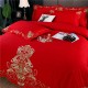 2022 New Cotton 100 Thread Count European High end Embroidery Series Four Piece Set - Oudian