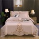 2022 New Cotton 100 Thread Count European High end Embroidery Series Four Piece Set - Oudian