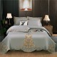 2022 New Cotton 100 Thread Count European High end Embroidery Series Four Piece Set - Oudian